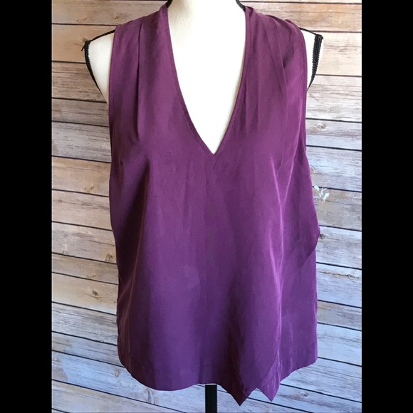 Free People Tops - Free People Plum V-neck Sleeveless Top Free People Tops - Free People Plum V-neck Sleeveless Top